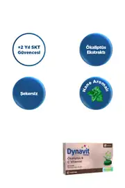 Dynavit® Herbal Pastil Ökaliptus & C Vitamini 2