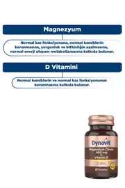 Dynavit® Magnesium Citrate 200 mg & Vitamin D 6