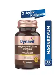 Dynavit® Magnesium Citrate 200 mg & Vitamin D 1